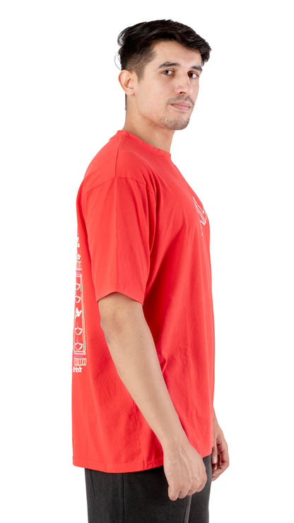 Scarlet Red Dragon Smash T-shirt