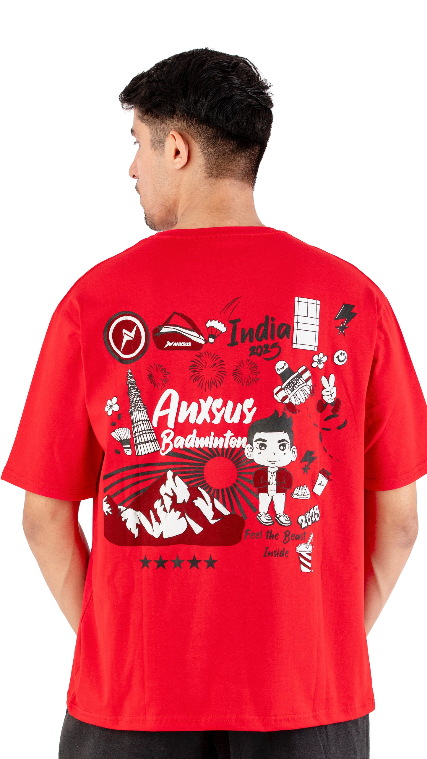 Red Doodle T-shirt