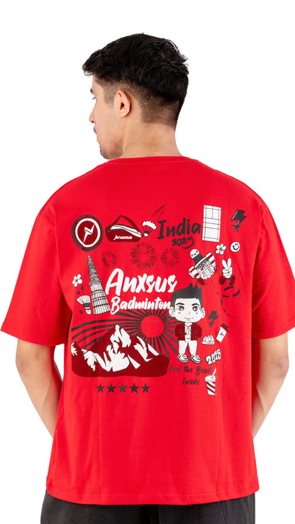 Red Doodle T-shirt
