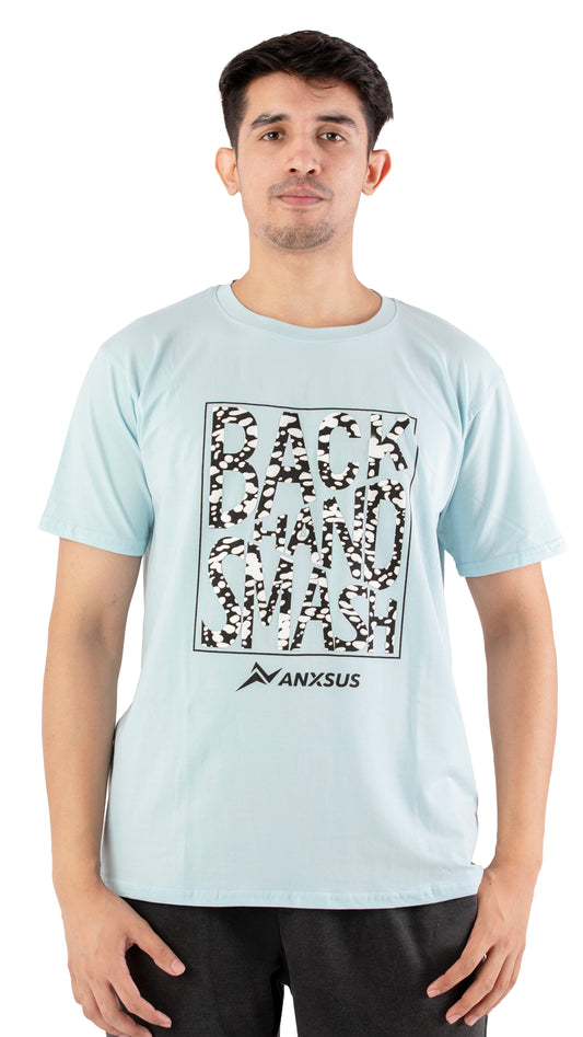 Pastel light blue Backhand T-shirt