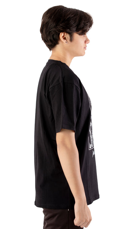 Pastel light blue Backhand T-shirt