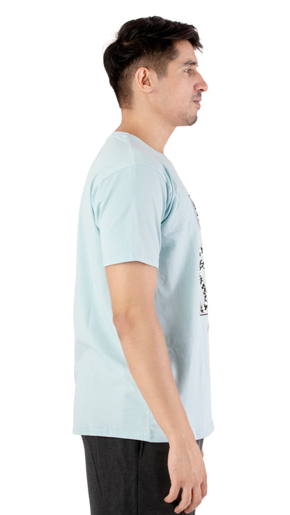 Pastel light blue Backhand T-shirt